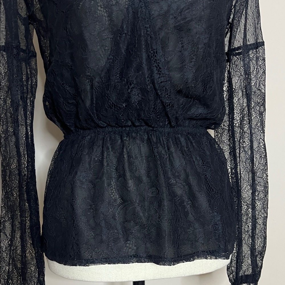 🖤🎬♠️Express Elegant Black Lace Women’s Top - Picture 4 of 14